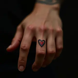 Small Finger Cover Up Tattoos for Women: Blackwork & Brown Red Designs