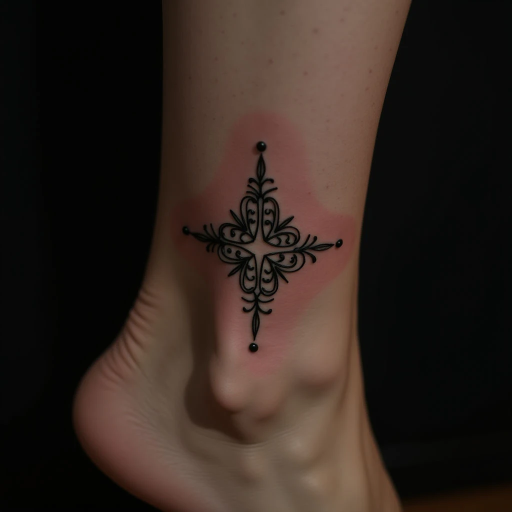 Tattooing Over Scar Tissue: Ankle Linework Cover-Up Ideas