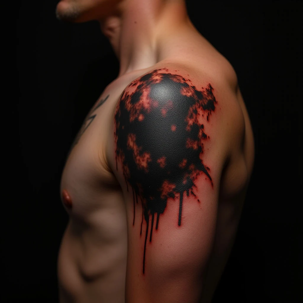 Tattooing Over Burn Scars: Trash Polka Cover-Up Designs