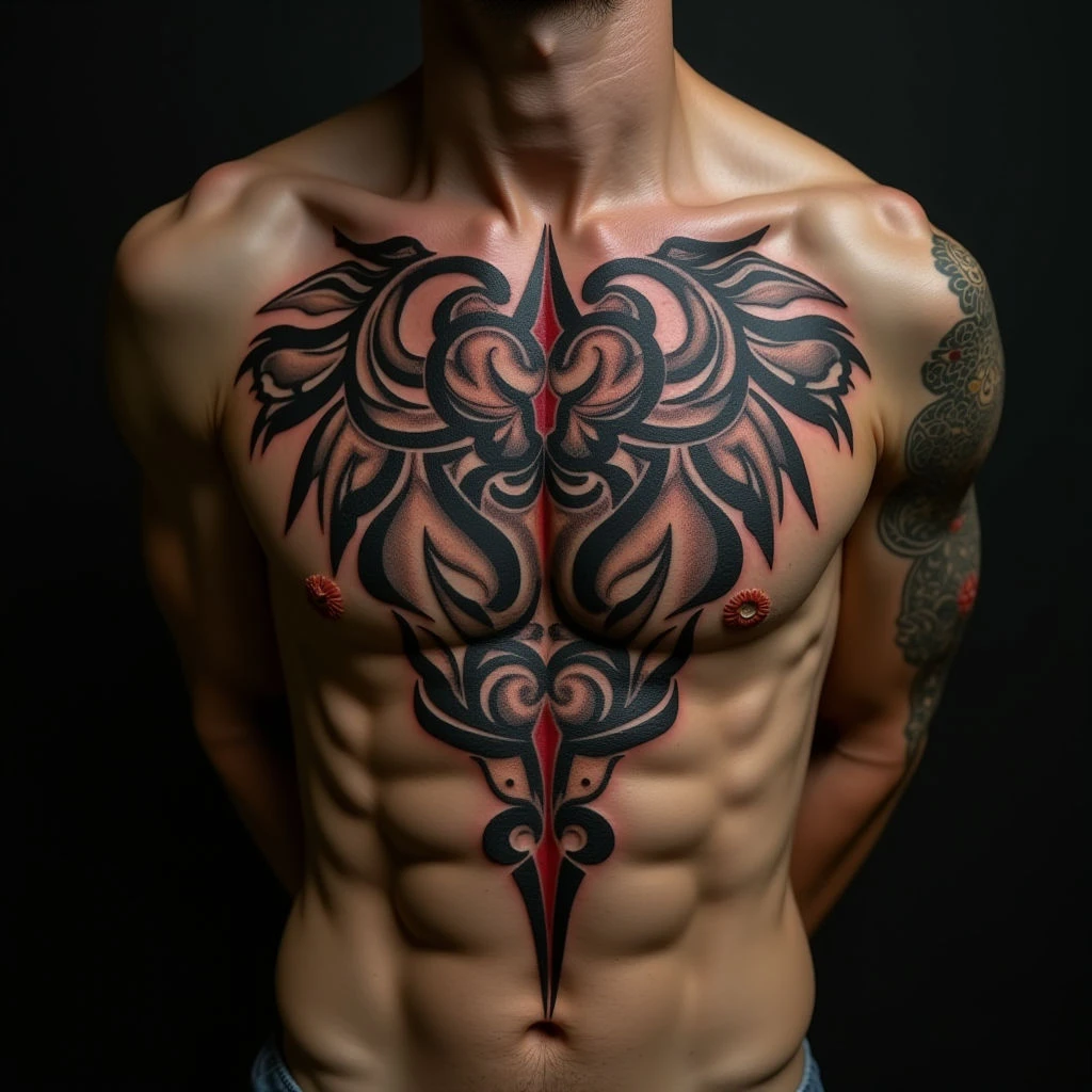 Blackwork Ribcage Tattoos: Meaning & Inspiration