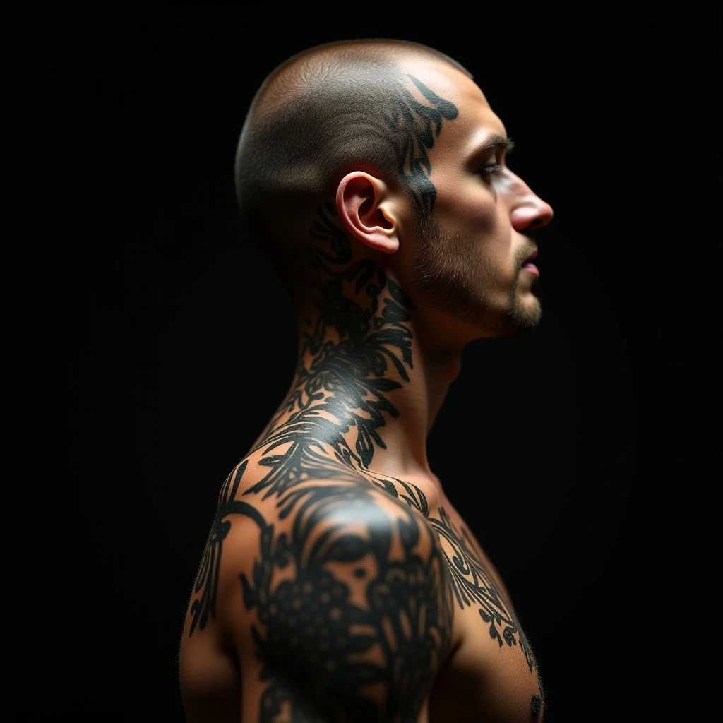 Meaningful Hand Tattoos for Men: Linework Designs