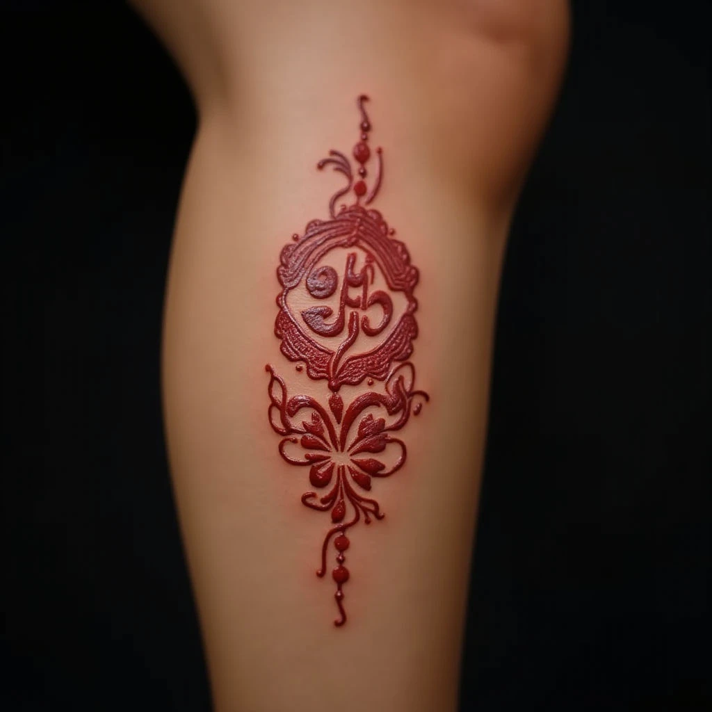 Henna Finger Tattoo Meaning & Delicate Calf Designs