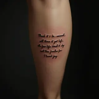Meaningful Bible Verse Tattoos: A Micro-Realism Calf Inspiration
