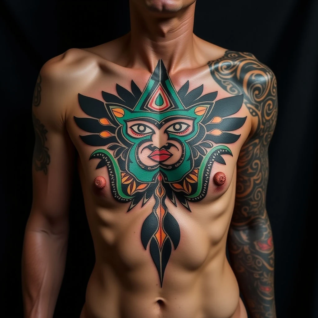 Native Chin Tattoos: Meaning & Traditional Designs