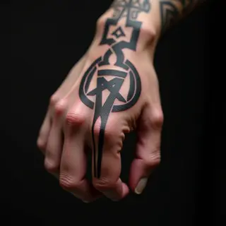 Norse Rune Finger Tattoos: Tribal Designs & Meaning