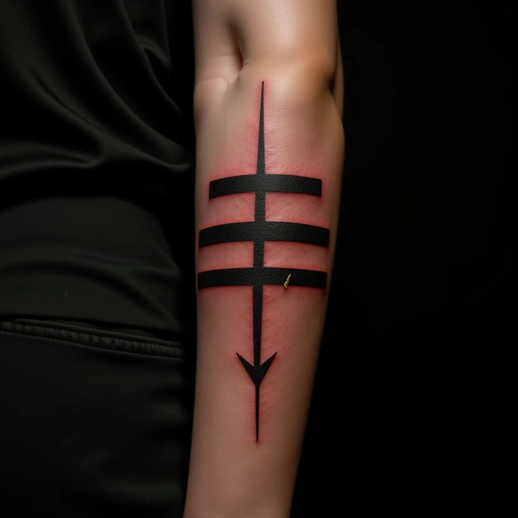 Two Lines Tattoo for Women: Meaning & Neo-Traditional Style