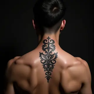 Meaningful Neck Tattoos for Men: Small & Elegant Designs