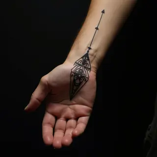Men's Wrist Tattoos: Linework Designs with Meaning