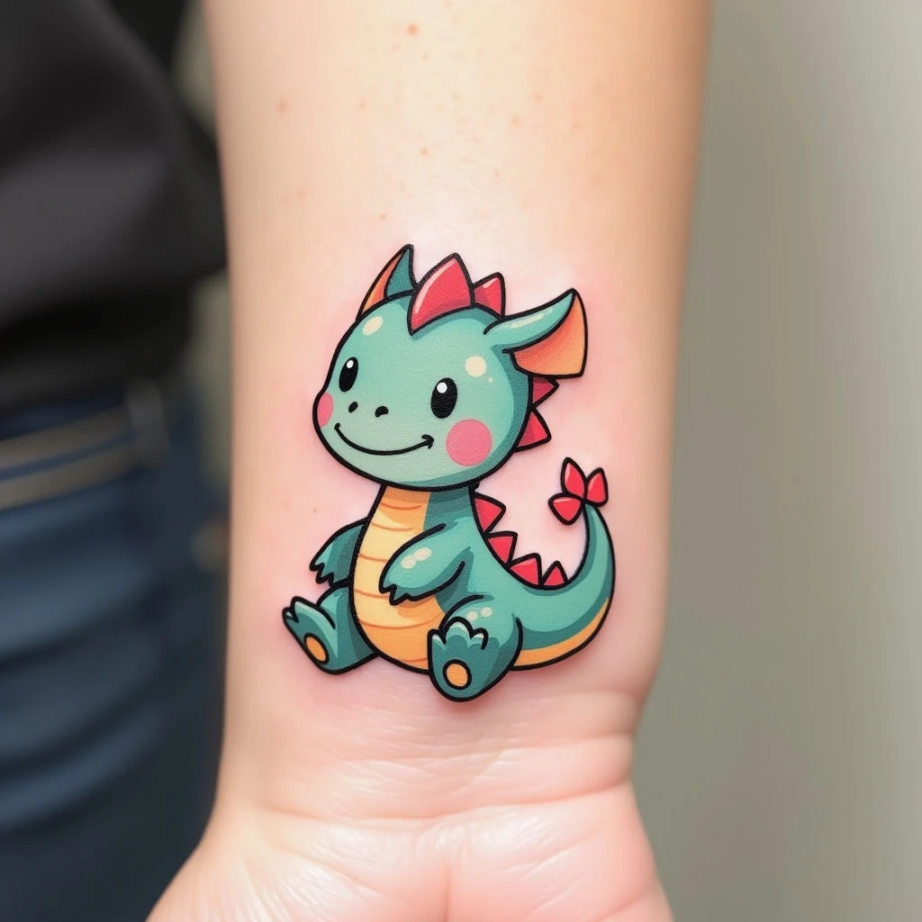 Cute Baby Dragon Tattoo Designs: Inspiration & Ideas