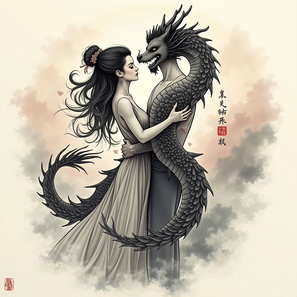 Adorable Matching Tattoo Designs for Couples