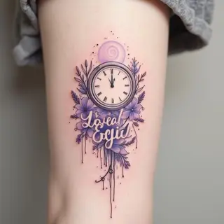 Dreamy Name Tattoos: Gentle & Surreal Designs for Girls