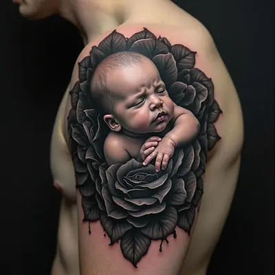 Dad & Baby Tattoo Ideas: A Darkly Poetic Guide