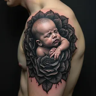 Dad & Baby Tattoo Ideas: A Darkly Poetic Guide