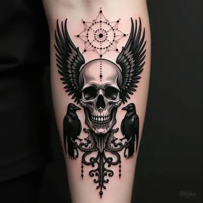 Delving into Shadow: Dark Art Tattoo Ideas & Symbolism