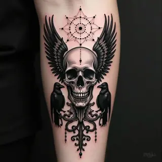 Delving into Shadow: Dark Art Tattoo Ideas & Symbolism