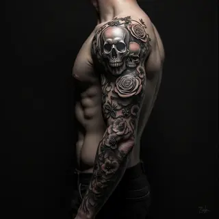 Dark Sleeve Tattoo Ideas for Men: A Guide to Gothic & Macabre Art