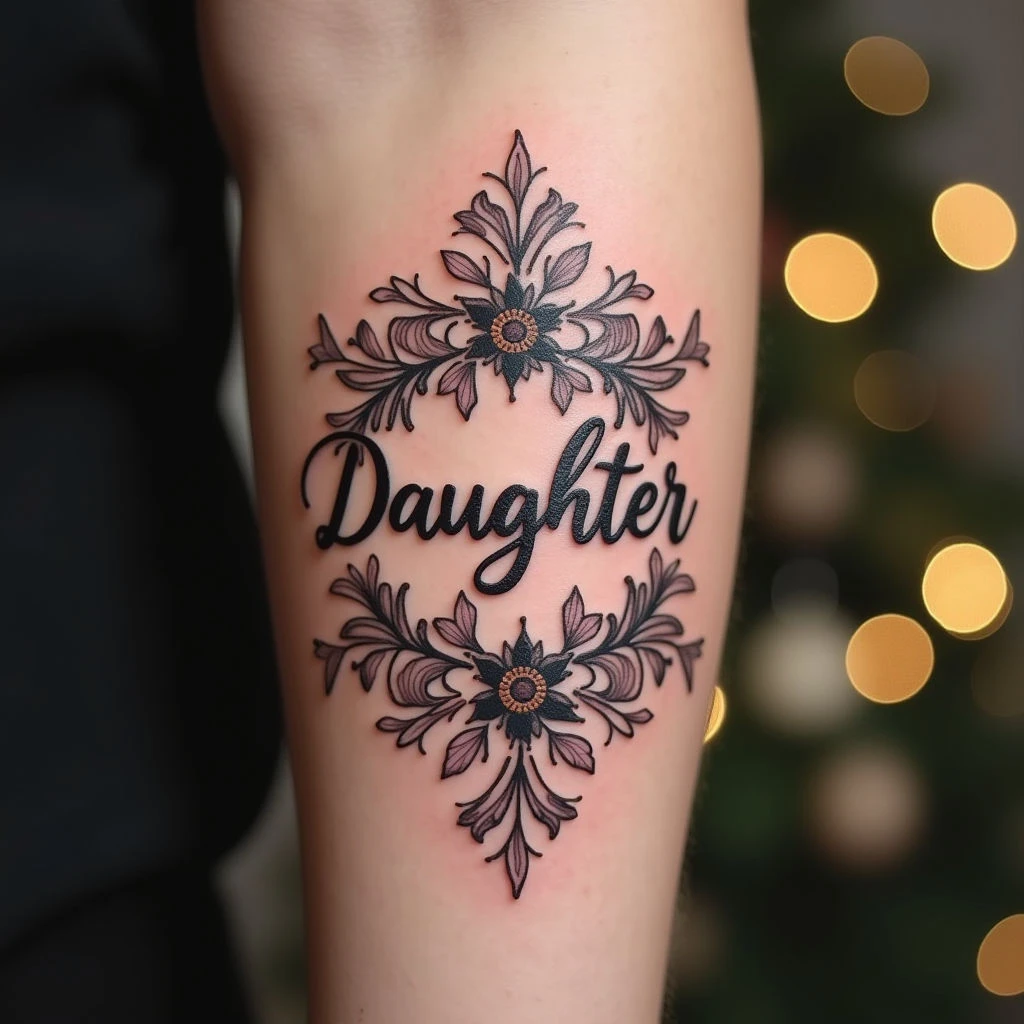 Daughter's Name Tattoo Ideas for Dad: A Guide to Meaningful Designs