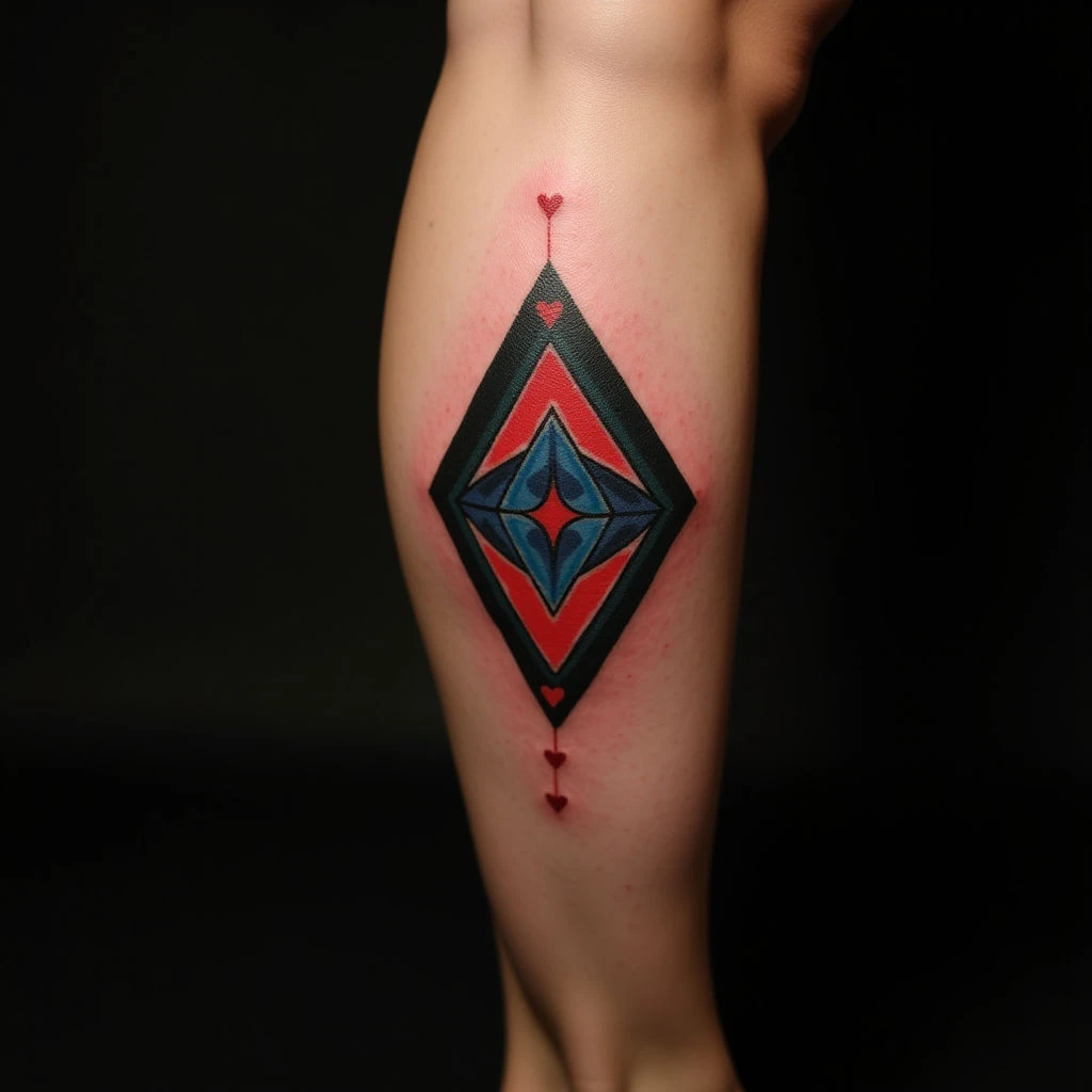 Diamond Shape Tattoo: Meaning & Neo-Traditional Design