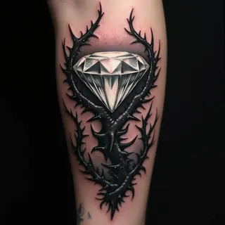 Diamond Tattoo Ideas: A Guide to Sparkling Designs