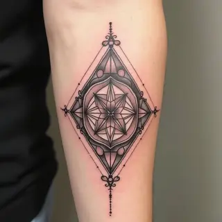 Diamond Tattoo Ideas: Symbolism, Styles & Placement