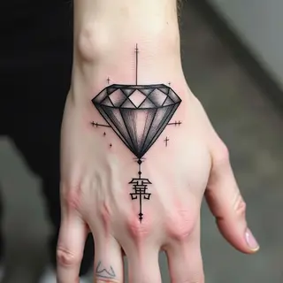 Diamond Tattoo: Meaning, Symbolism & Design Ideas