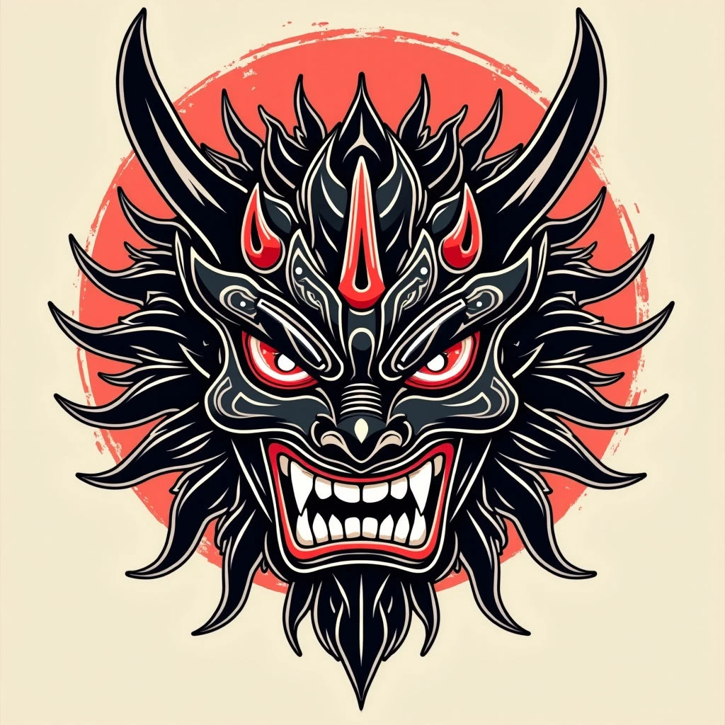 Decoding Oni Mask Tattoos: Meanings, Symbolism & Design Ideas