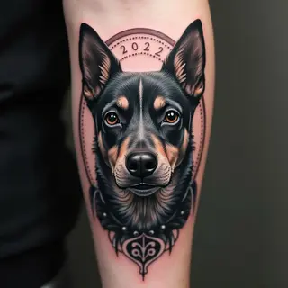 Echoes of Loyalty: Dog Memorial Tattoo Designs