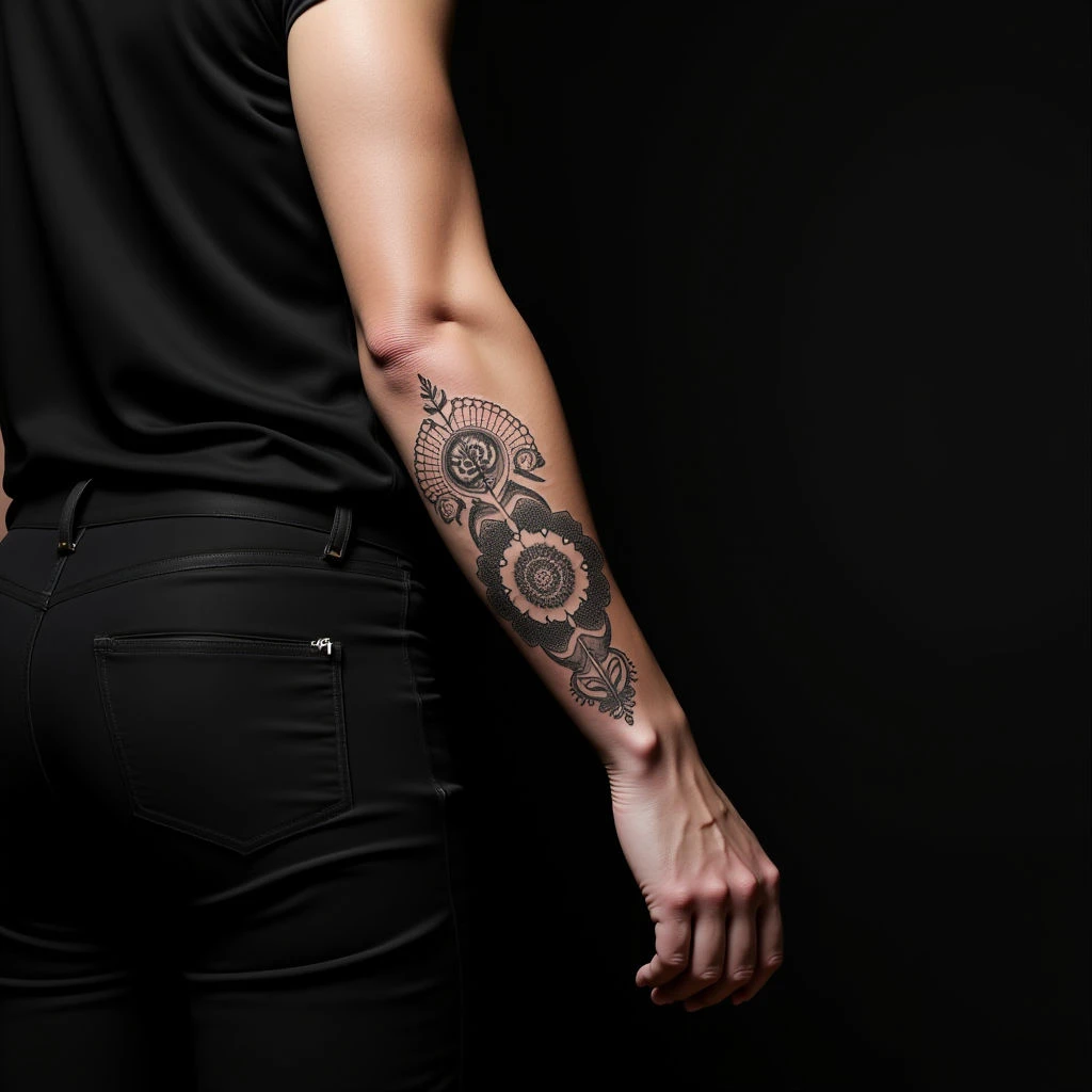 Forearm Tattoos for Guys: Cultural Meanings & Dotwork Designs