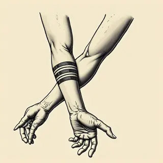 Decoding Double Line Tattoos: Symbolism and Meaning