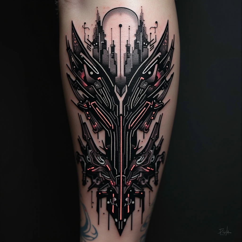 Decoding the Meaning Behind Double Line Tattoos: A Cyberpunk Guide