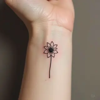 Small & Easy Flower Tattoo Designs: A Guide to Blossoming Beauty