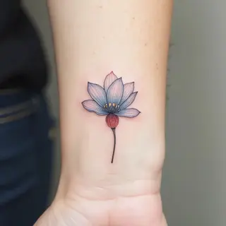 Ephemeral Blooms: Small & Delicate Flower Tattoos