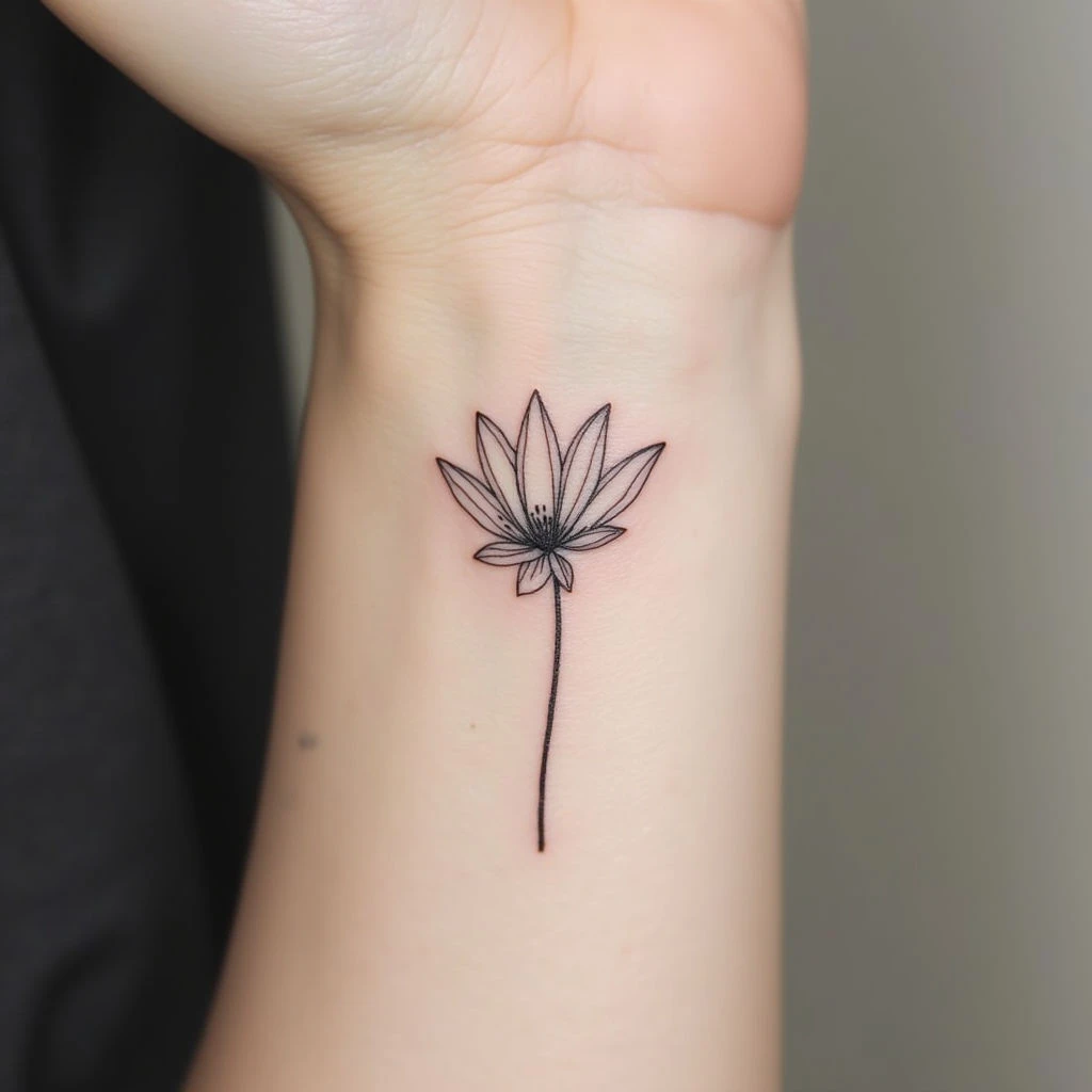 Easy Flower Tattoo Ideas for Small Spaces