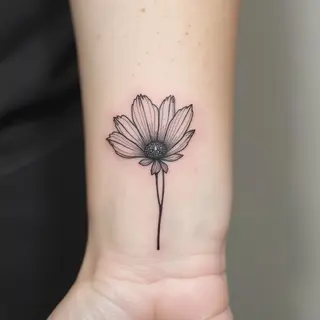 Delicate Blooms: Small & Easy Flower Tattoo Ideas
