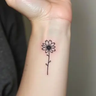 Easy Small Flower Tattoo Designs & Meanings