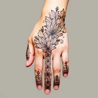 Easy Mehndi Designs for Front Hand: A Beginner's Guide