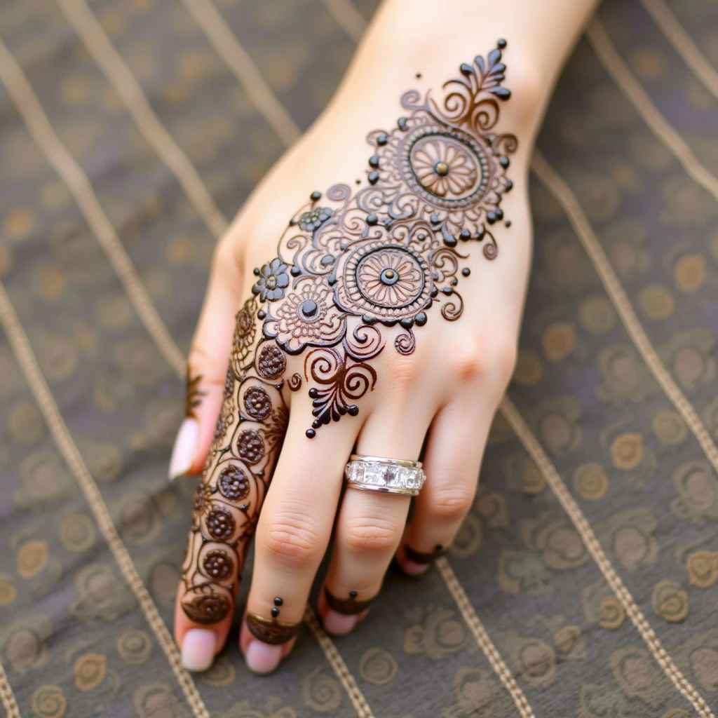 Easy Mehndi Designs for Front Hand: A Beginner's Guide