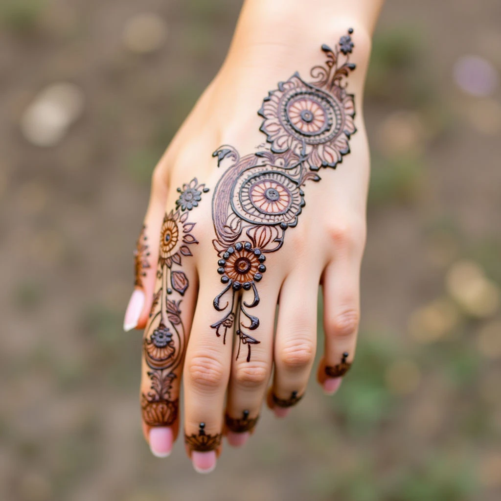 Easy Mehndi Designs for Front Hand: A Beginner's Guide