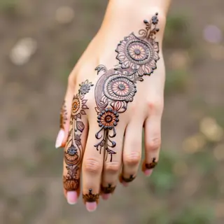 Easy Mehndi Designs for Front Hand: A Beginner's Guide