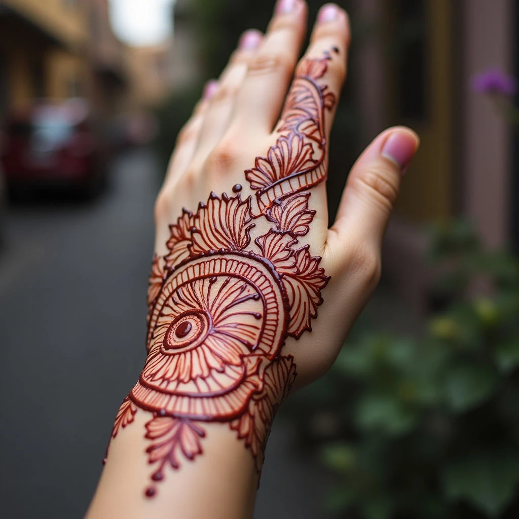 Easy Mehndi Designs for Back Hand: A Beginner's Guide