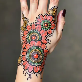 Easy Mehndi Designs for Back Hand: A Beginner's Guide
