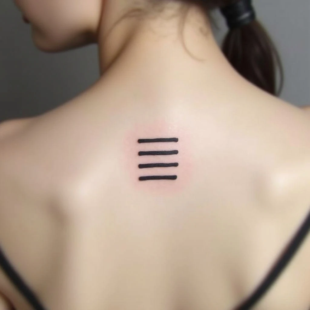 Equal Sign Tattoo in Roadhouse: Meaning & Interpretation