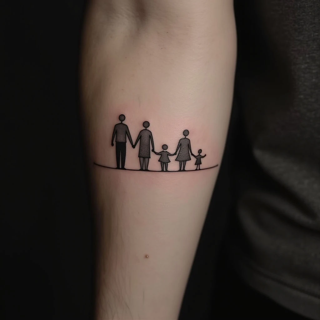 Family Meaning Tattoos for Men: Minimalist Designs & Symbolic Ink