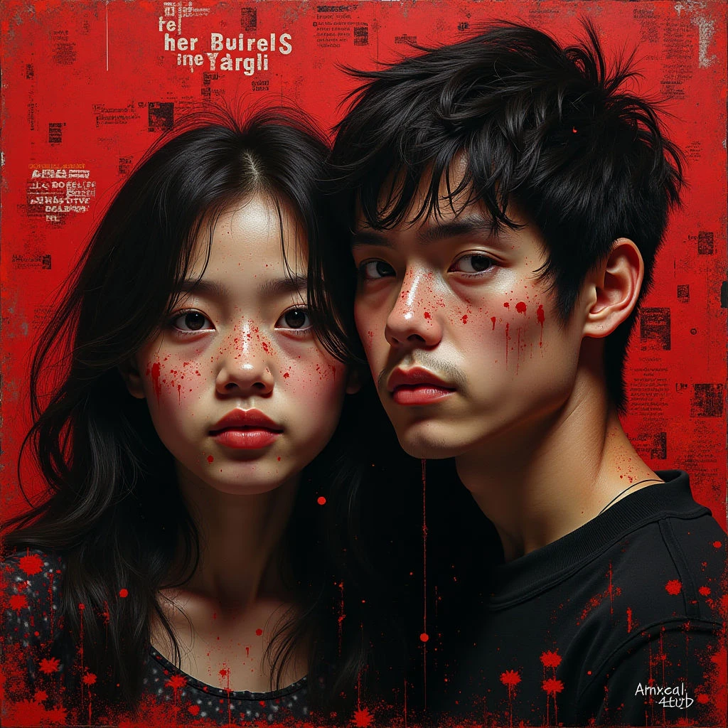 Family Names Tattoo: Ideas & Inspiration in Trash Polka Style