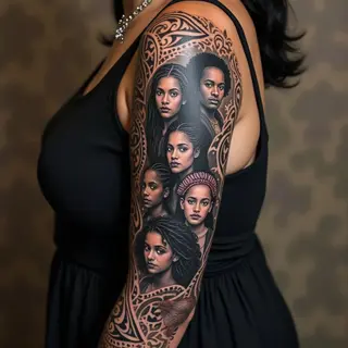 Family Sleeve Tattoo Ideas for Women: Meaning & Designs