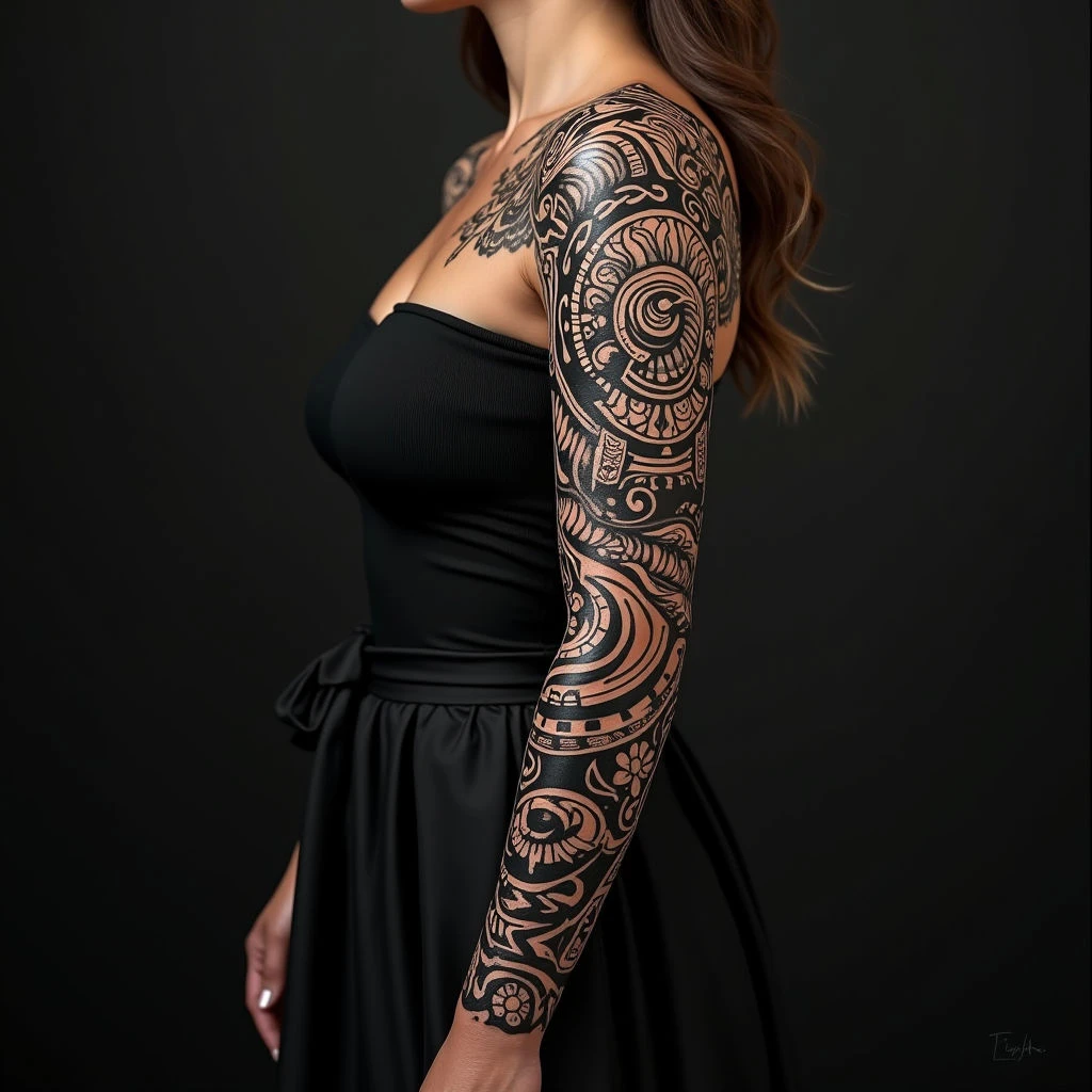 Family Sleeve Tattoo Ideas for Women: Designs & Meanings