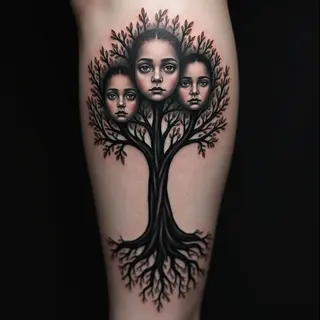 Family Tree Leg Tattoo Ideas: Designs, Symbolism & Placement