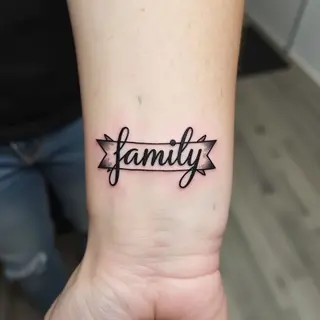 Small Family Word Tattoos: Designs & Symbolism for Eternal Bonds