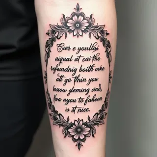 Famous Quotes Tattoo Designs: Elegant Expressions of Wisdom