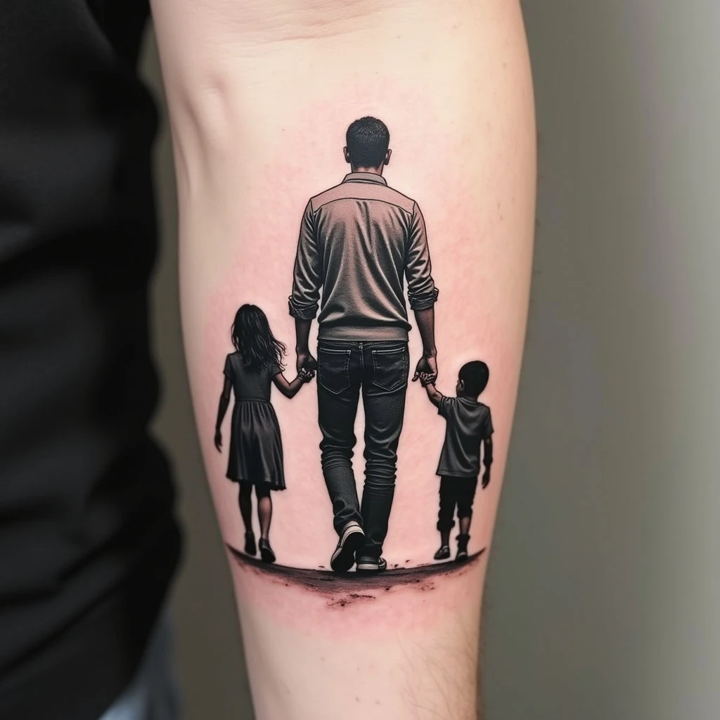 Father and Kids Tattoo Ideas: Celebrating Family Bonds
